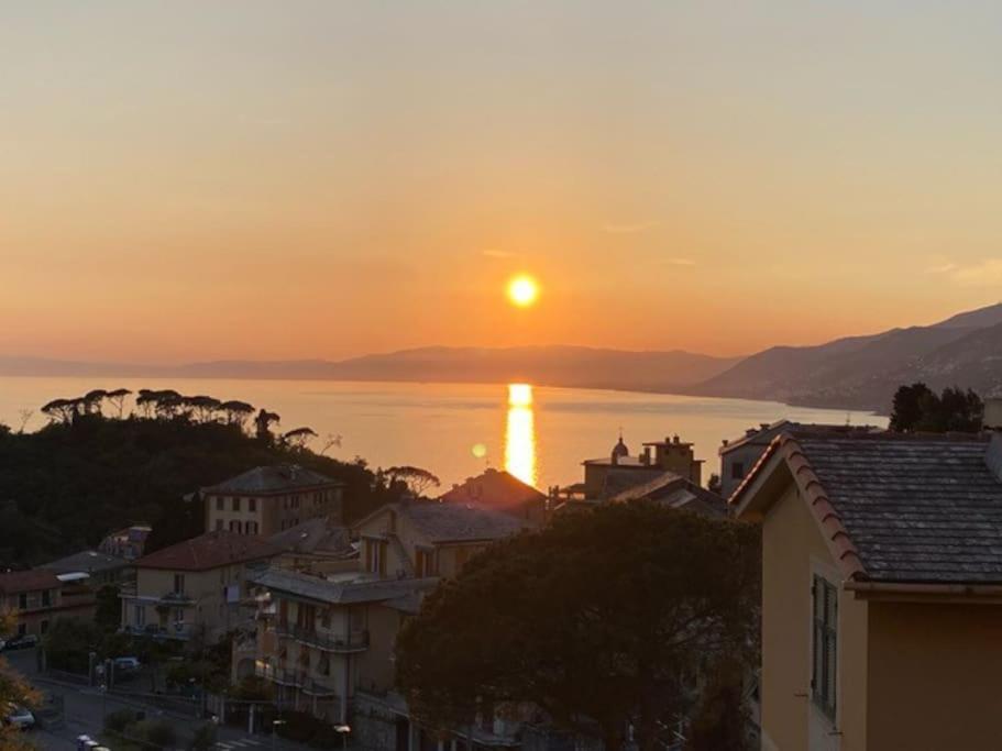 Ferienwohnung Vista Sul Golfo Camogli Exterior foto